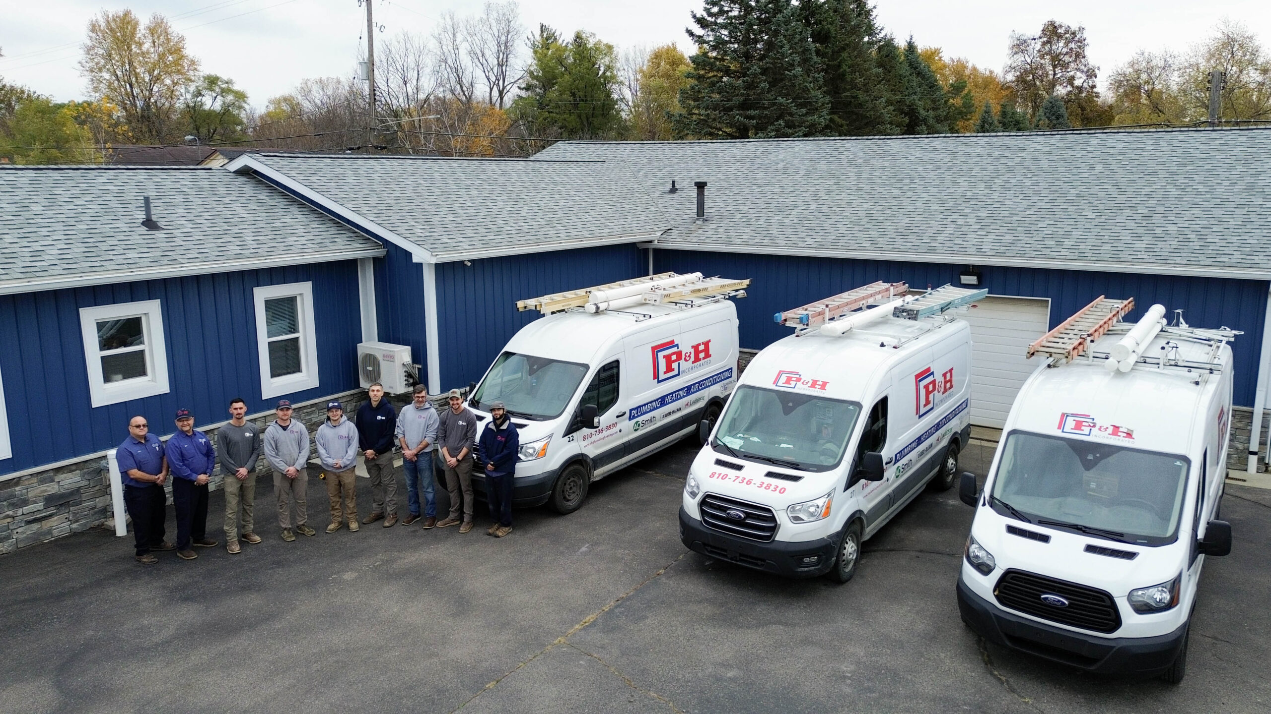 P & H Plumbing and Heating technicians Flint MI